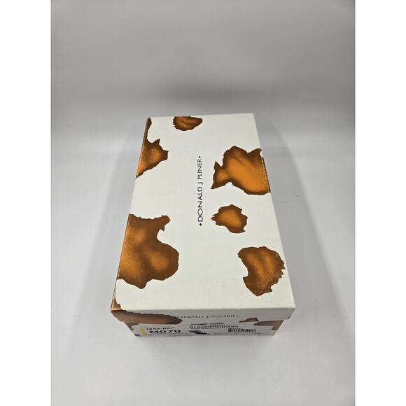 Donald J Pliner Slip On Mesh Elastic Leather Snake Sandals Size 7 M Black - Picture 9 of 10